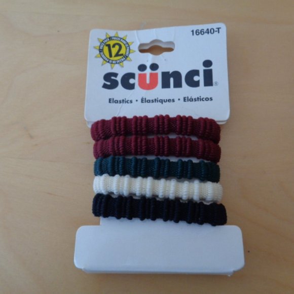 Scunci Hair Barrettes & Ponytail Holders 11 PC Bundle Set Multi-Color NEW - Picture 4 of 4
